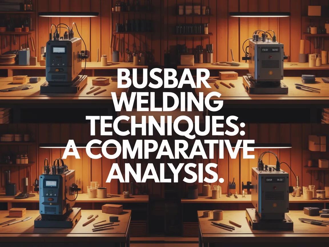 Comparison of Busbar Welding Techniques including Diffusion, Laser, Ultrasonic, and Friction