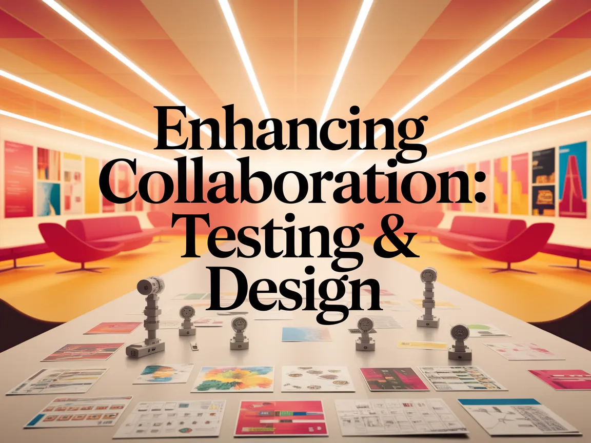 Image depicting enhanced collaboration between validation testing and design teams in a modern workspace.