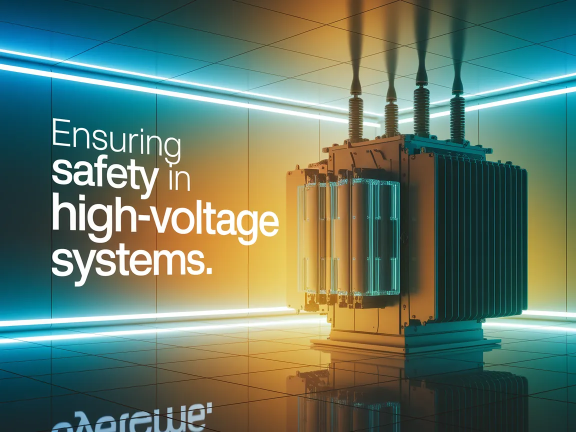 Transformer ensuring safety in high-voltage systems