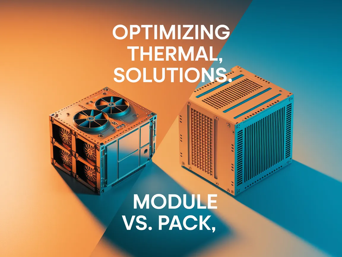 Comparison of Module-Level and Pack-Level Thermal Management Solutions
