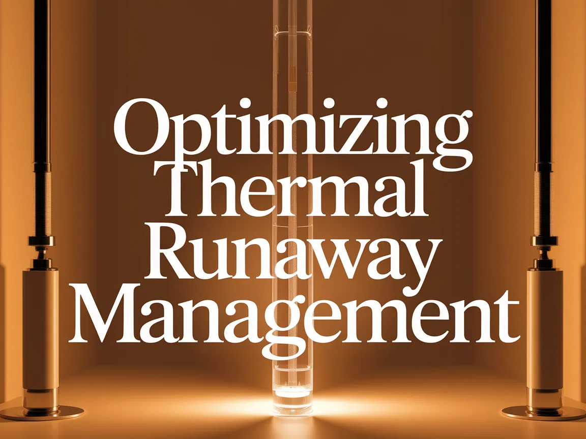 Illustration of gas venting pathways in thermal runaway scenarios, highlighting gas flow space and critical safety measures.