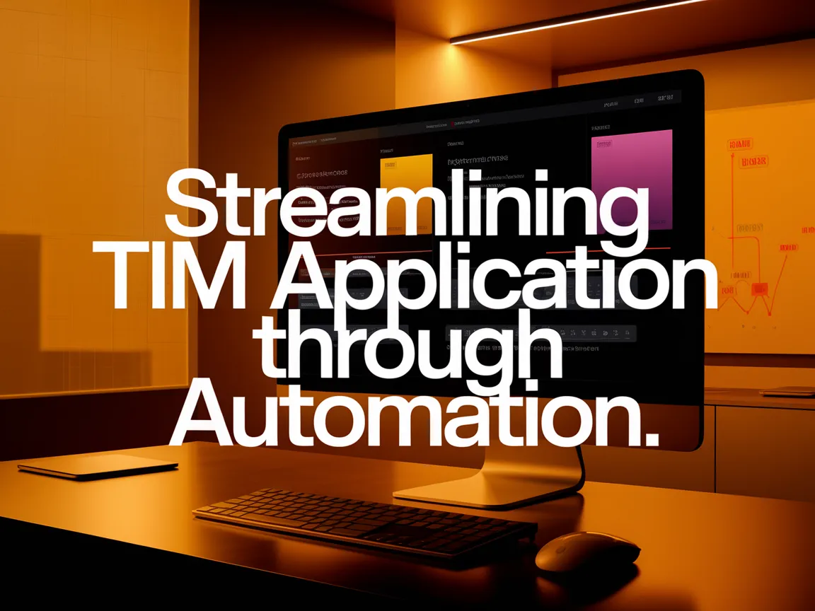 Image demonstrating TIM Application Methods and Automation with focus on streamlining processes.