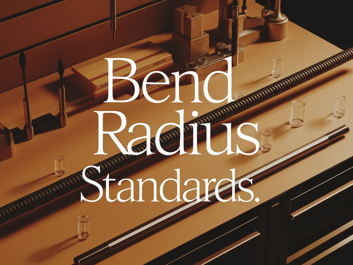 Bend Radius Standards for Busbar Fabrication with tools and materials