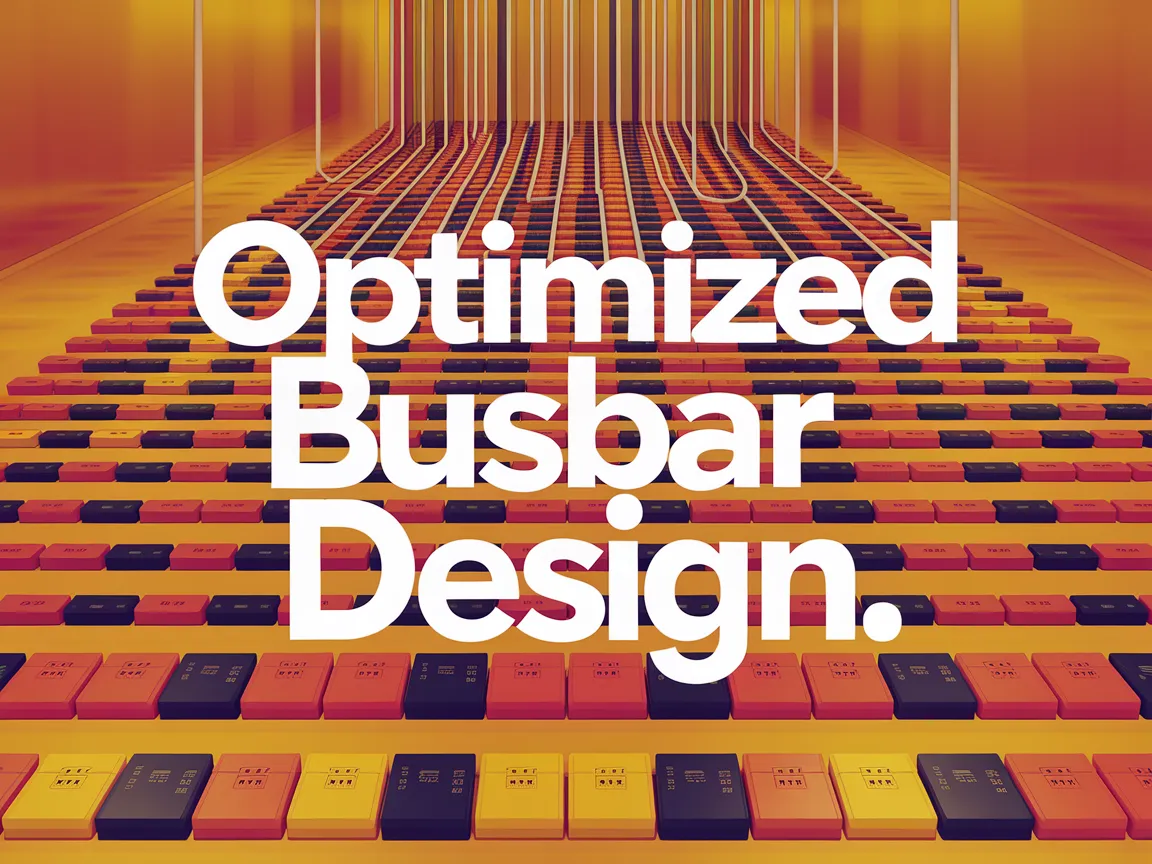 Visual representation of optimized busbar design in pack layout for enhanced routing efficiency.
